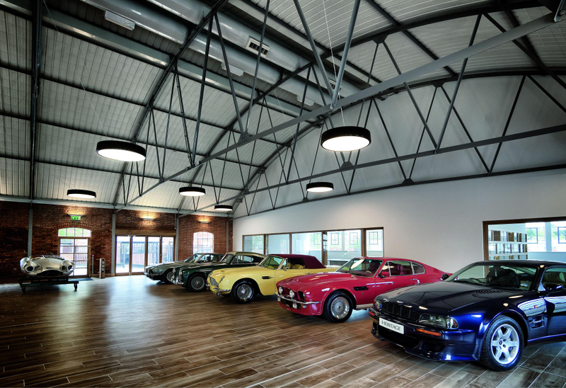 Illustration for article titled Aston Martin's Heritage Showroom Looks Like Candy Land
